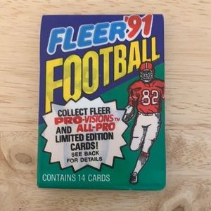 1991 Fleer Football Card Pack